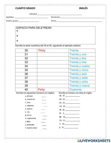 Ejercicio 4to grado - 11-08