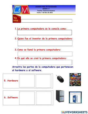 Examen final de tecnologia