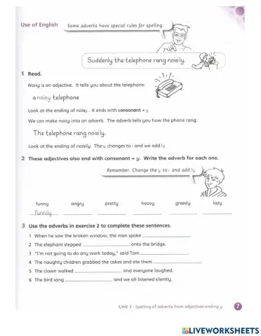 Unit 1 English world 5
