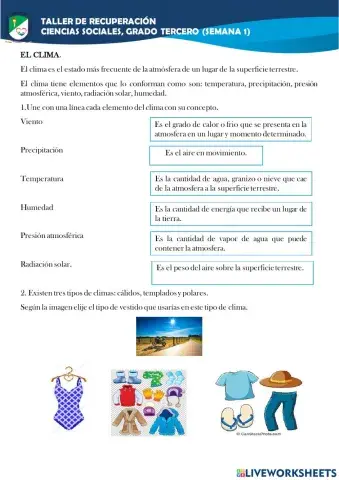 Taller recuperacion tercero