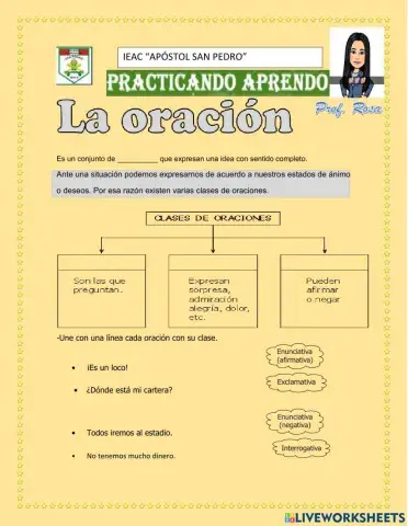 Clases de oraciones según la actitud del hablante