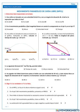 Movimiento parabólico