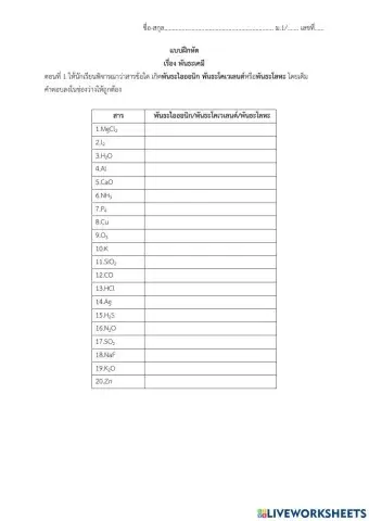 พันธะเคมี