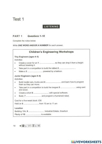 Cam 16 - test 1 section 1