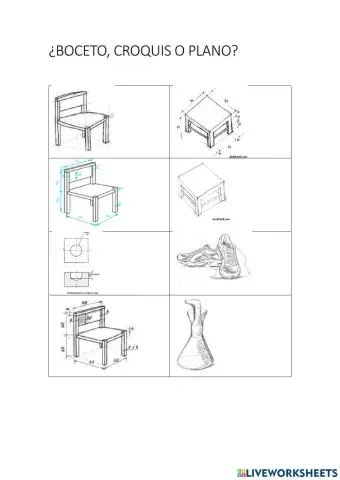 Boceto, croquis o plano