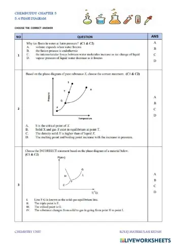 Chembuddy phase diagram