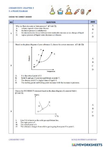 Chembuddy phase diagram