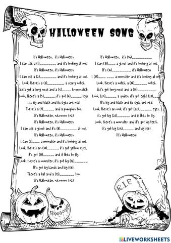 Halloween Song. ESL music for kids