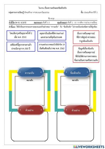 P5-02- ความจริงและข้อเท็จจริง