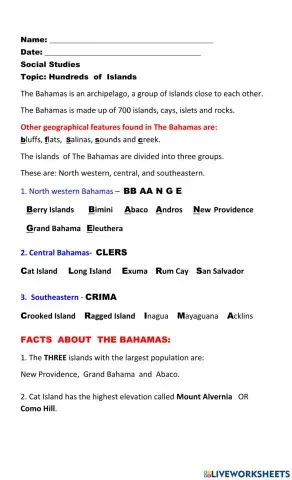 Hundreds of Islands - The Bahamas