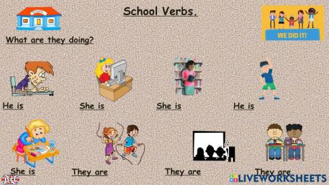 School verbs