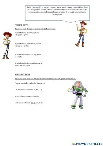 Cualidades del sonido pixar