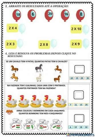 Atividades de Matemática