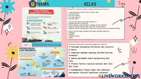 Potensi Negara Indonesia Sebagai Negara Maritim