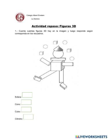 Actividad figuras 3d