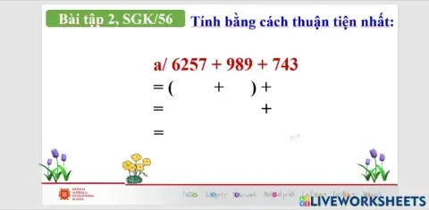Tuần 10 - toán - thứ 3 - bài 2