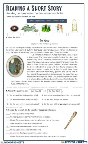 Reading and Comprehension