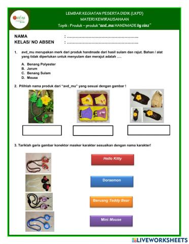 Tugas liveworksheets pgri