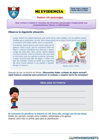 Exploro mis personajes