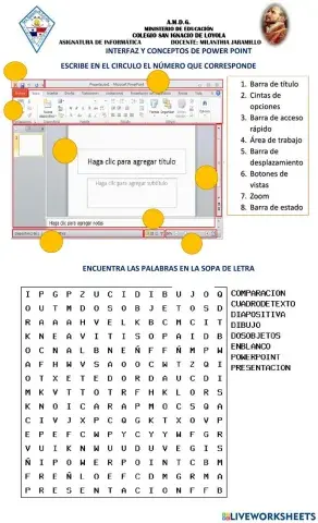 Entorno  del Programa de Power Point