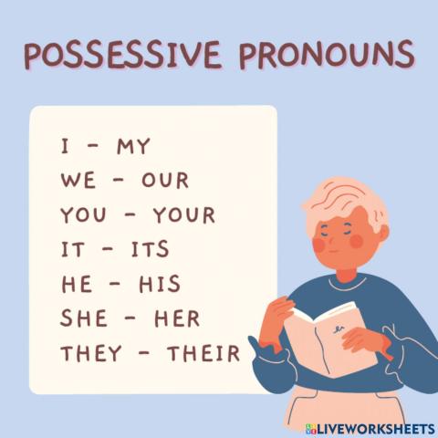 Possessive adjectives