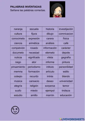 Palabras inventadas N3 08