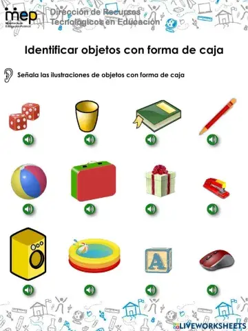 Identificar objetos con forma de caja