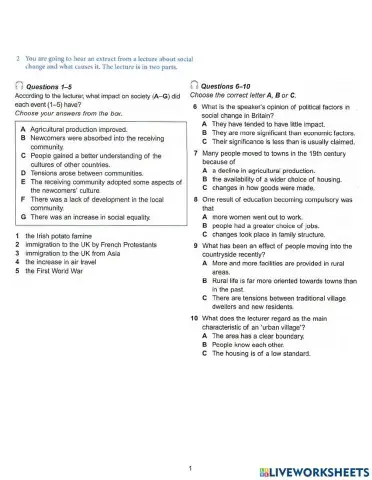 Ob adv - 14 social change