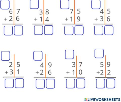 Sumas con dificultad
