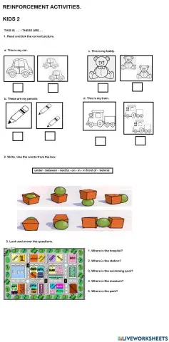 Reinforcement activities kids 2 part 2