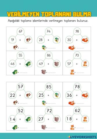 Verilmeyen Toplananı Bulma