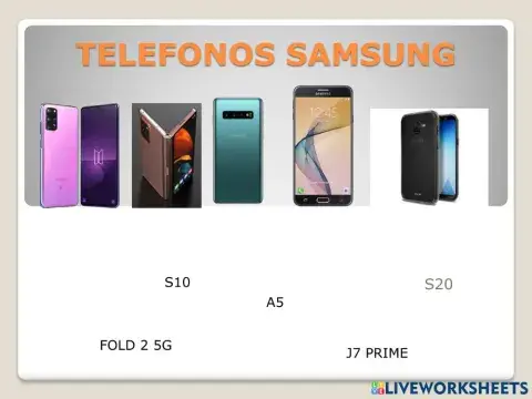 Telefonos samsung