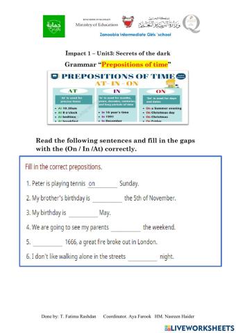 Unit3 - secrets of the dark - grammar