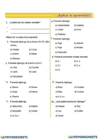 Diptongo-Triptongo-Hiato