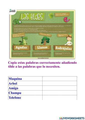 Acentuaciones generales 1