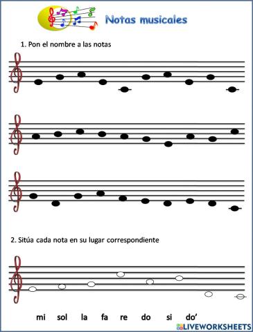 Notas musicales