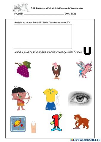 Letra U - Apresentação