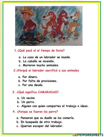 El labrador y los perros