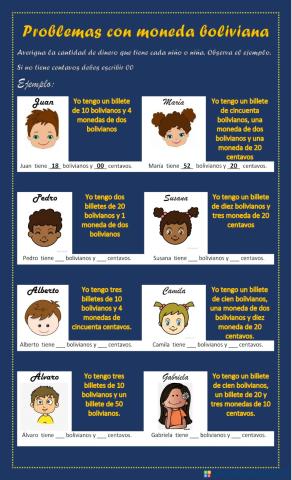 Problemas con moneda boliviana