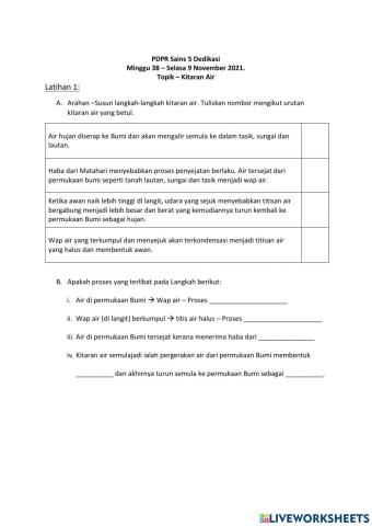 Kitaran Air Semulajadi