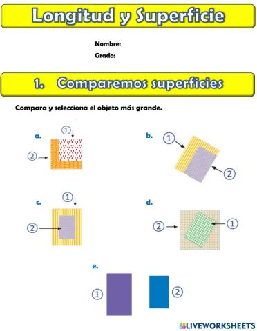 Longitud y superficie