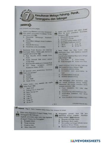 Bab 7:kesultanan melayu pahang, perak, terengganu dan selangor