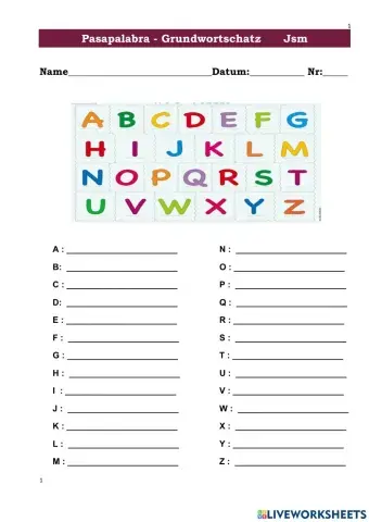 Pasapalabra Grundwortschatz 011