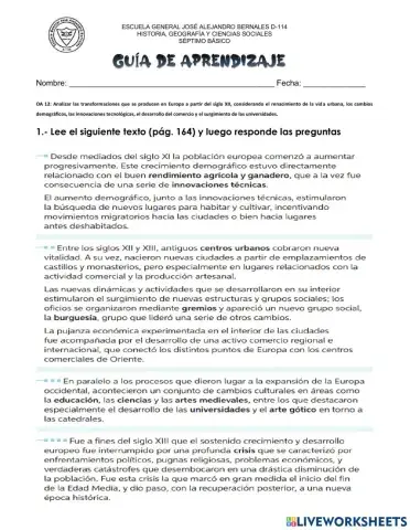 Guía de Edad Media 2