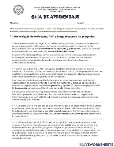 Guía de Edad Media 2