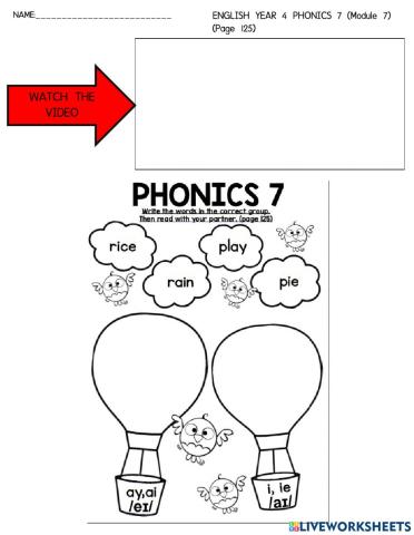 Year 4 Phonics 7