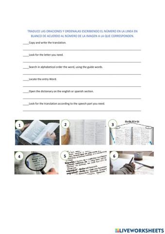 Using a bilingual dictionary