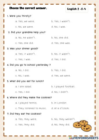 Review English 2-8-4