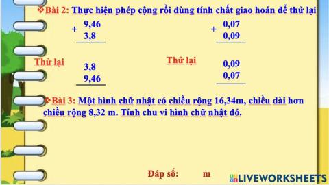 Toán-luyện tập trang 52