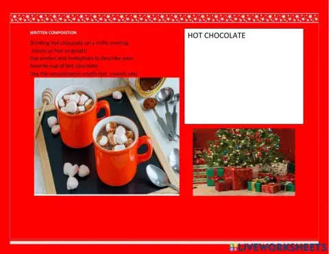 WRITTEN cOMPOSITION HOT CHOCOLATE